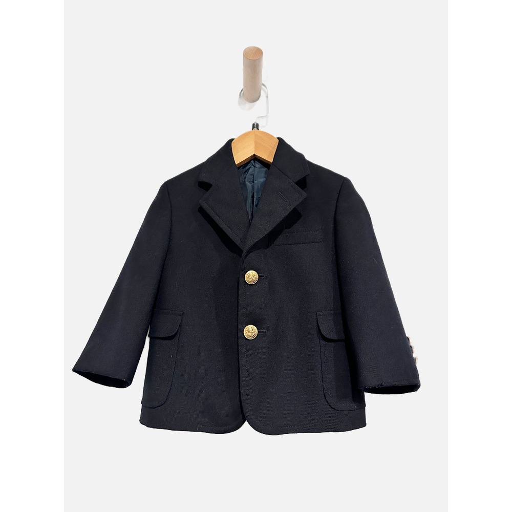 Nordstrom Boy's Black Wool Blend Blazer  Size 2T